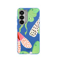 Electric Blue Mothopia Samsung Galaxy S26 Case
