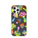 Black Mushroom Party iPhone 16 Pro Max Case