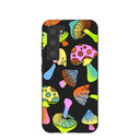 Black Mushroom Party Samsung Galaxy S23 Case