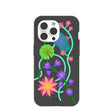 Black Neon Garden iPhone 14 Pro Case