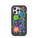 Black Neon Garden iPhone 15 Pro Case