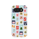 Powder Blue Noel Stamps Google Pixel 10a Case