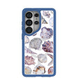 Clear Oceana Whorl Samsung Galaxy S26 Ultra Case With True Blue Ridge (Magnetic Charging included)