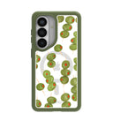 Clear Olive Hour Samsung Galaxy S26 Case With Forest Floor Ridge (Magnetic Charging included)