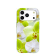 Sage Green Orchid Blooms iPhone 17 Pro Case