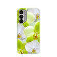 Sage Green Orchid Blooms Samsung Galaxy S26+(Plus) Case