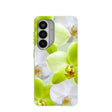 Sage Green Orchid Blooms Samsung Galaxy S26 Case