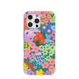 Electric Blue Painted Garden iPhone 16 Pro Max Case