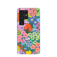 Electric Blue Painted Garden Samsung Galaxy S25 Ultra Case