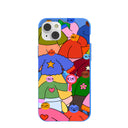 Electric Blue Pals iPhone 14 Plus Case