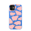 Electric Blue Piggies iPhone 11 Case