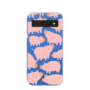 Electric Blue Piggies Google Pixel 8a Case