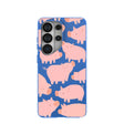 Electric Blue Piggies Samsung Galaxy S26 Ultra Case