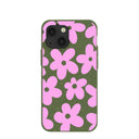 Forest Floor Pink Blooms iPhone 13 Mini Case