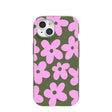 Forest Floor Pink Blooms iPhone 15 Case