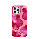 Bubblegum Pink Pink Orchids iPhone 16 Pro Max Case