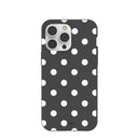 Black Polka Confetti iPhone 14 Pro Max Case