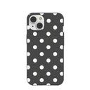 Black Polka Confetti iPhone 14 Case
