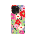 Bubblegum Pink Poppy Flora iPhone 13 Pro Case