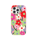 Bubblegum Pink Poppy Flora iPhone 15 Pro Case