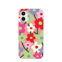 Bubblegum Pink Poppy Flora iPhone 16 Plus Case