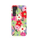 Bubblegum Pink Poppy Flora Samsung Galaxy S24+(Plus) Case