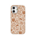 Seashell Pumpkin Spice iPhone 16 Case