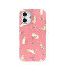 Bubblegum Pink Purrfection iPhone 16 Case