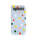 Powder Blue Rainbow Dots Google Pixel 6a Case