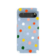 Powder Blue Rainbow Dots Google Pixel 9 Pro XL Case