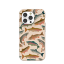 Seashell Rainbow Trout iPhone 14 Pro Case