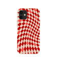 Seashell Red Checks iPhone 12 Mini Case