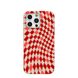 Seashell Red Checks iPhone 16 Pro Max Case