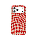 Seashell Red Checks iPhone 17 Pro Max Case