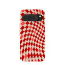 Seashell Red Checks Google Pixel 10 Pro XL Case