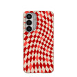 Seashell Red Checks Samsung Galaxy S26+(Plus) Case