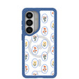 Clear Rosette Frame Samsung Galaxy S26 Case With True Blue Ridge (Magnetic Charging included)