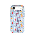 Powder Blue Sails and Seagulls iPhone Air Case