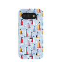 Powder Blue Sails and Seagulls Google Pixel 10a Case