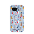 Powder Blue Sails and Seagulls Google Pixel 9a Case