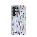 Powder Blue Sails and Seagulls Samsung Galaxy S26 Ultra Case