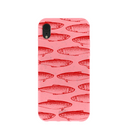 Bubblegum Pink Sardine Stream iPhone XR Case