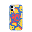 Electric Blue Say Cheese iPhone 16 Plus Case