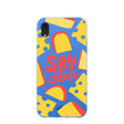 Electric Blue Say Cheese iPhone XR Case