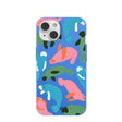 Electric Blue Sea Cows iPhone 14 Case