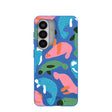 Electric Blue Sea Cows Samsung Galaxy S26 Case