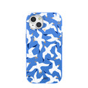 Electric Blue Seagulls iPhone 15 Case