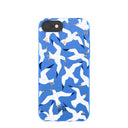 Electric Blue Seagulls iPhone 6/6s/7/8/SE Case