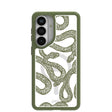 Clear Serpent Sketch Samsung Galaxy S26+(Plus) Case With Forest Floor Ridge (Magnetic Charging included)