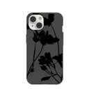 Black Shadow Petals iPhone 14 Case